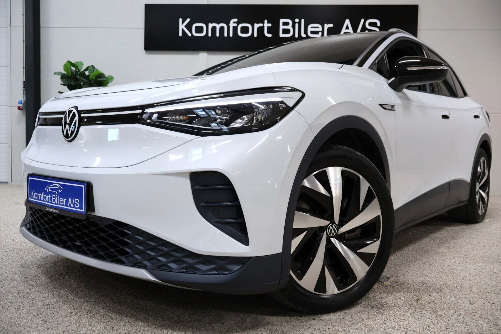 Hvid VW ID.4 fra 2021