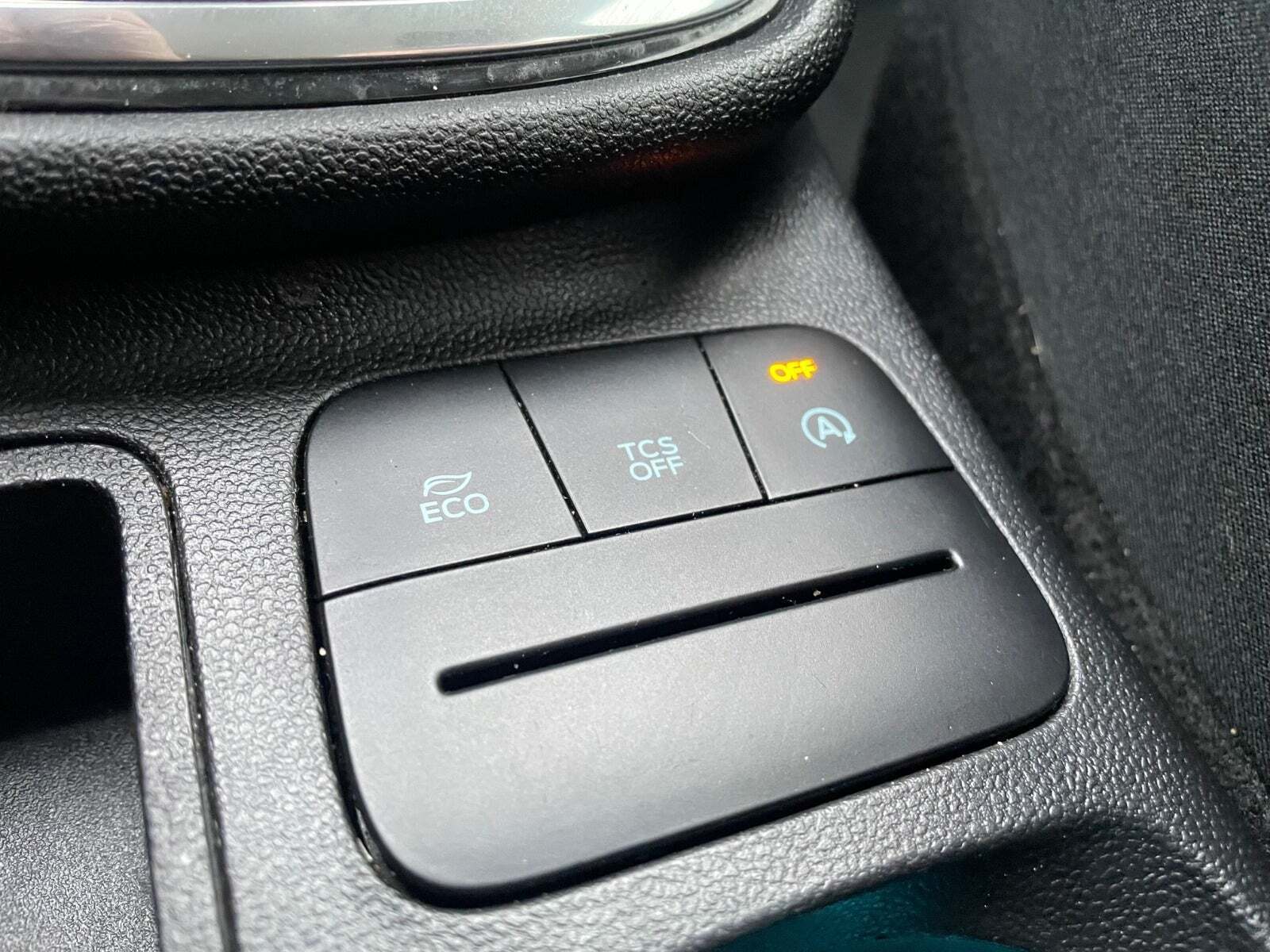 Blå Ford Fiesta fra 2018