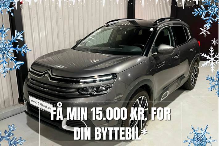 Grå Citroën C5 Aircross fra 2020 set udefra