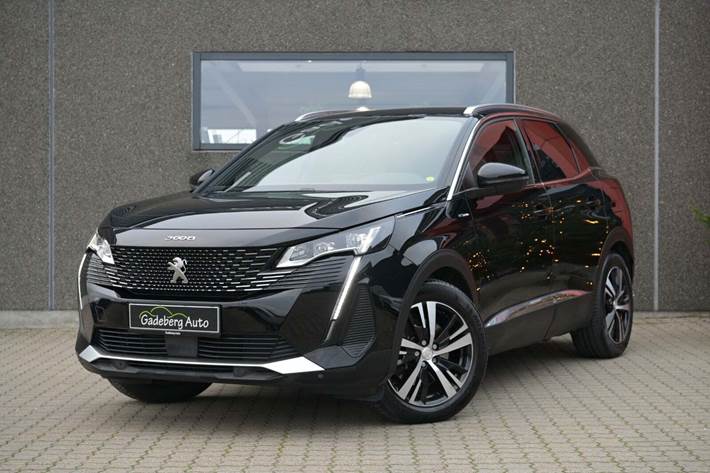 Sort Peugeot 3008 fra 2021 set udefra