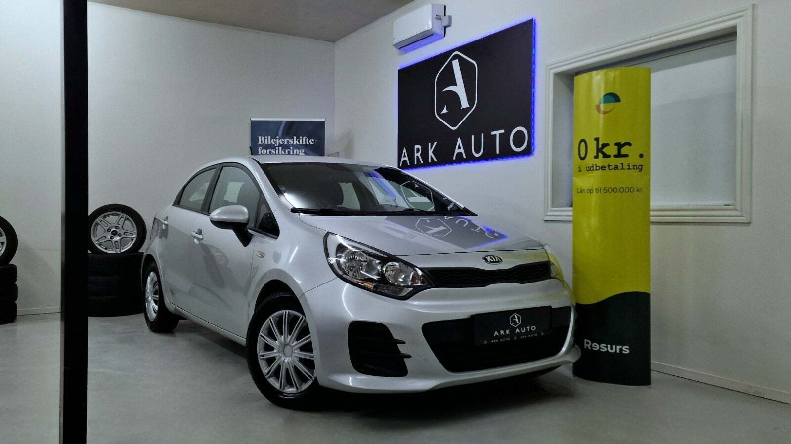 Sølv Kia Rio fra 2016