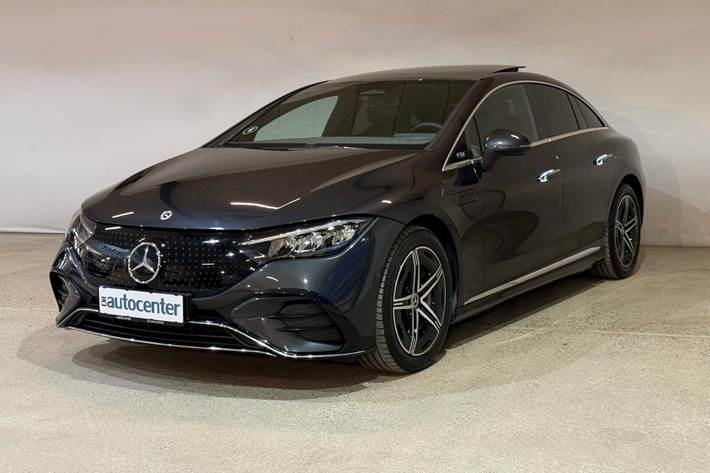 Grå Mercedes EQE300 fra 2023