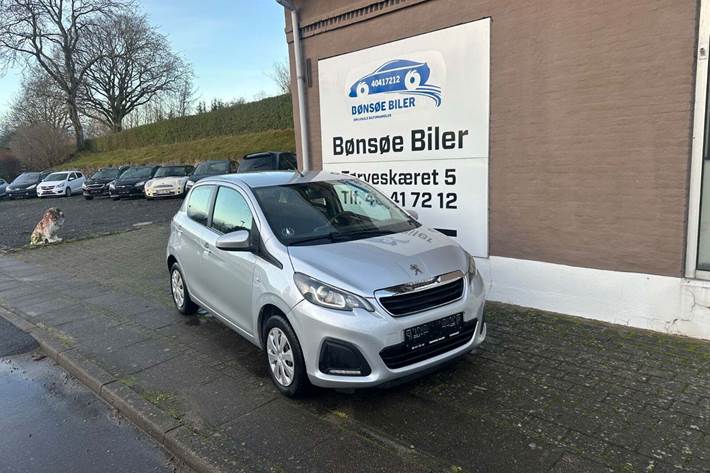 Sølv Peugeot 108 fra 2014