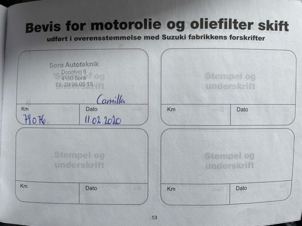 Sort Suzuki Alto fra 2010