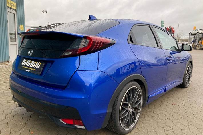 Blå Honda Civic fra 2015