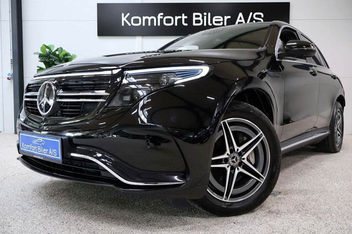 Sort Mercedes EQC400 fra 2020