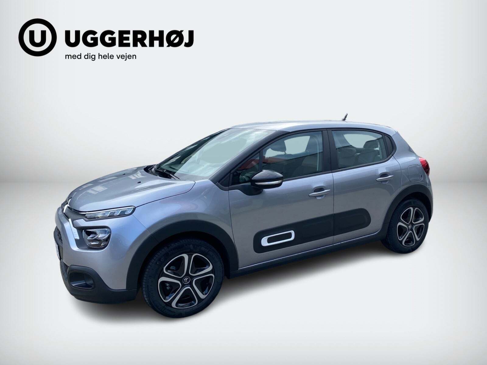 Grå Citroën C3 fra 2024 set udefra