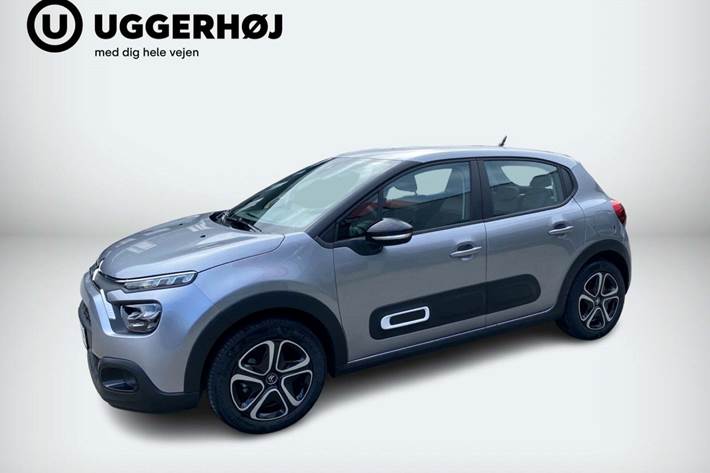 Grå Citroën C3 fra 2024 set udefra