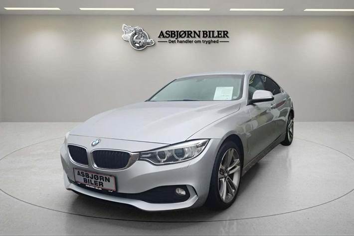 Grå BMW 420d fra 2017