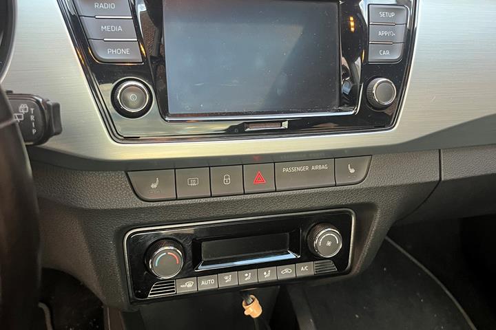 Brun Skoda Fabia fra 2019