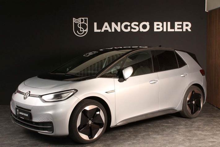 Sølv VW ID.3 fra 2021
