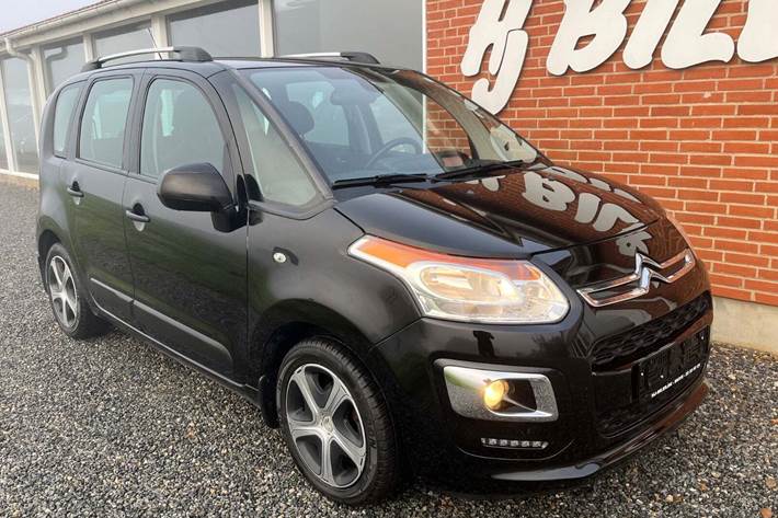 Sort Citroën C3 Picasso fra 2016 set udefra