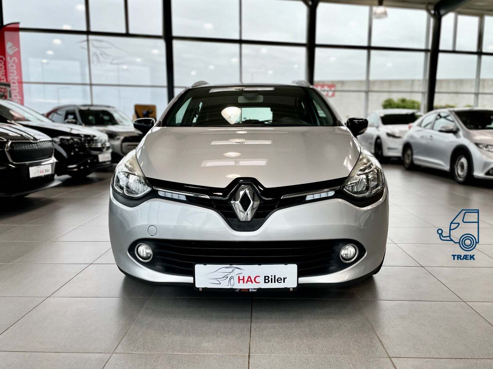 Sølv Renault Clio IV fra 2013