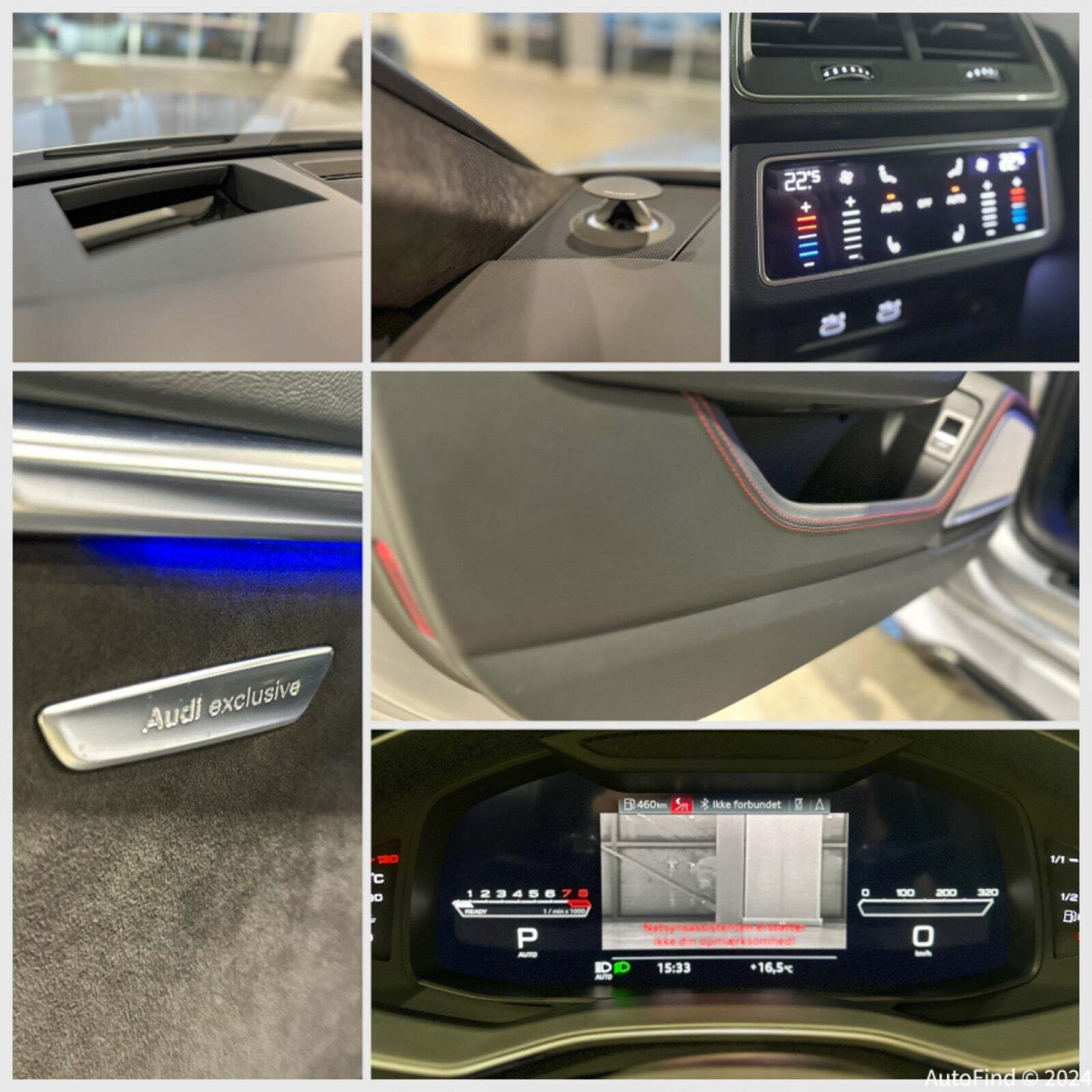 Sølv Audi RS7 fra 2020