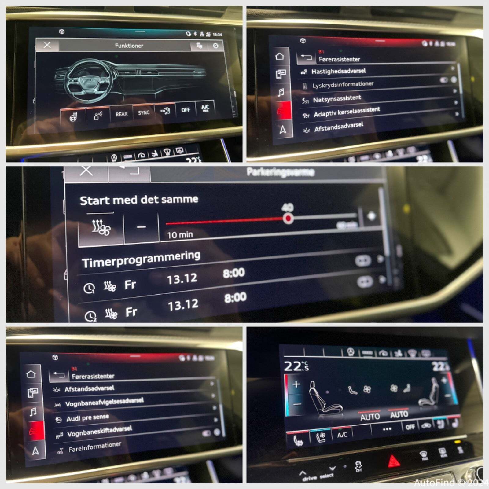 Sølv Audi RS7 fra 2020