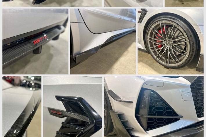 Sølv Audi RS7 fra 2020