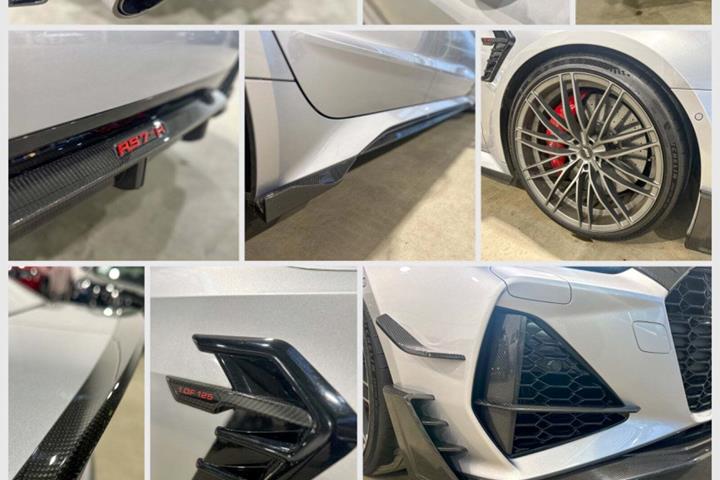 Sølv Audi RS7 fra 2020