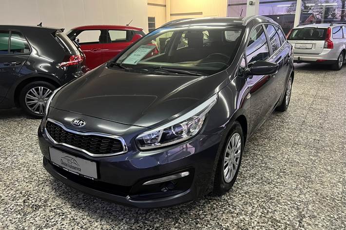 Grå Kia Ceed fra 2016