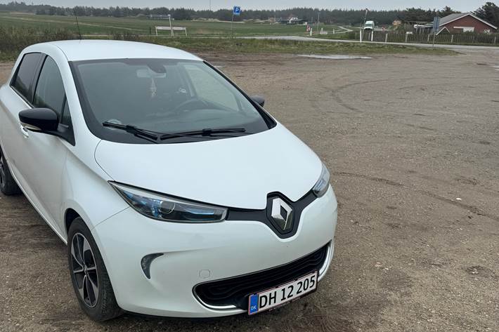 Hvid Renault Zoe fra 2019