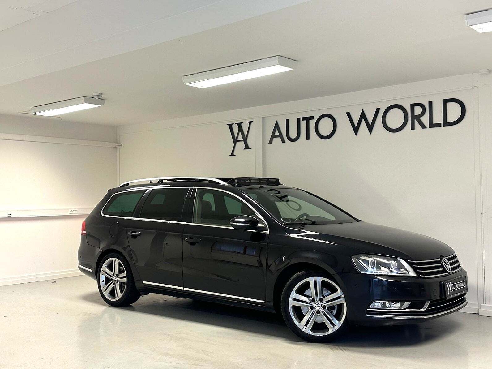 Sort VW Passat fra 2013