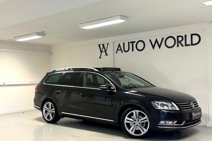 Sort VW Passat fra 2013
