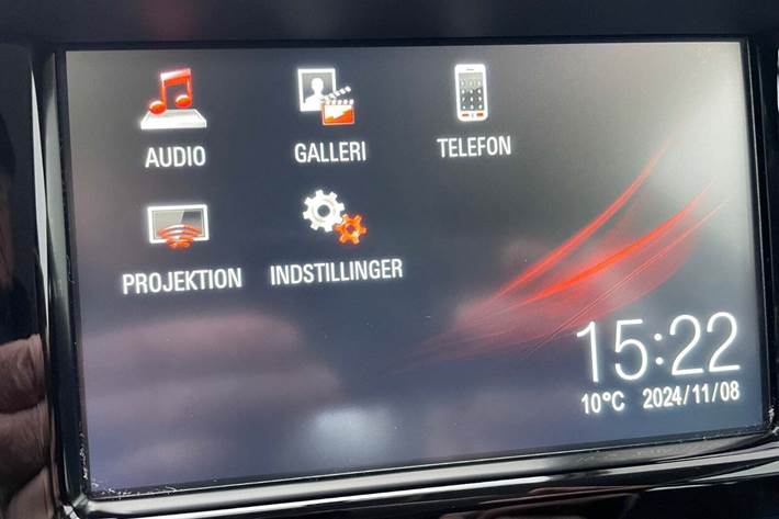 Hvid Opel Corsa fra 2016