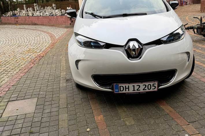Hvid Renault Zoe fra 2019