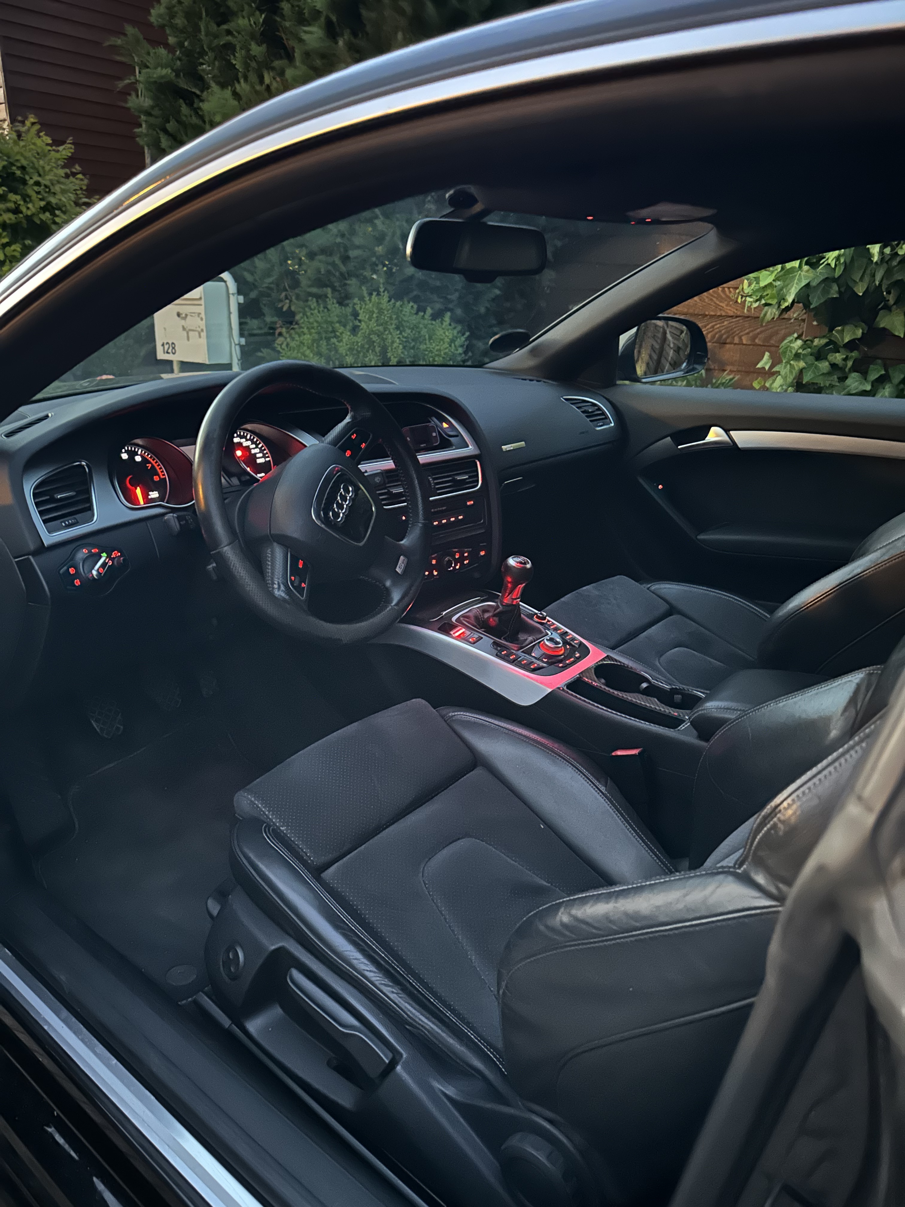 Sort Audi A5 fra 2009