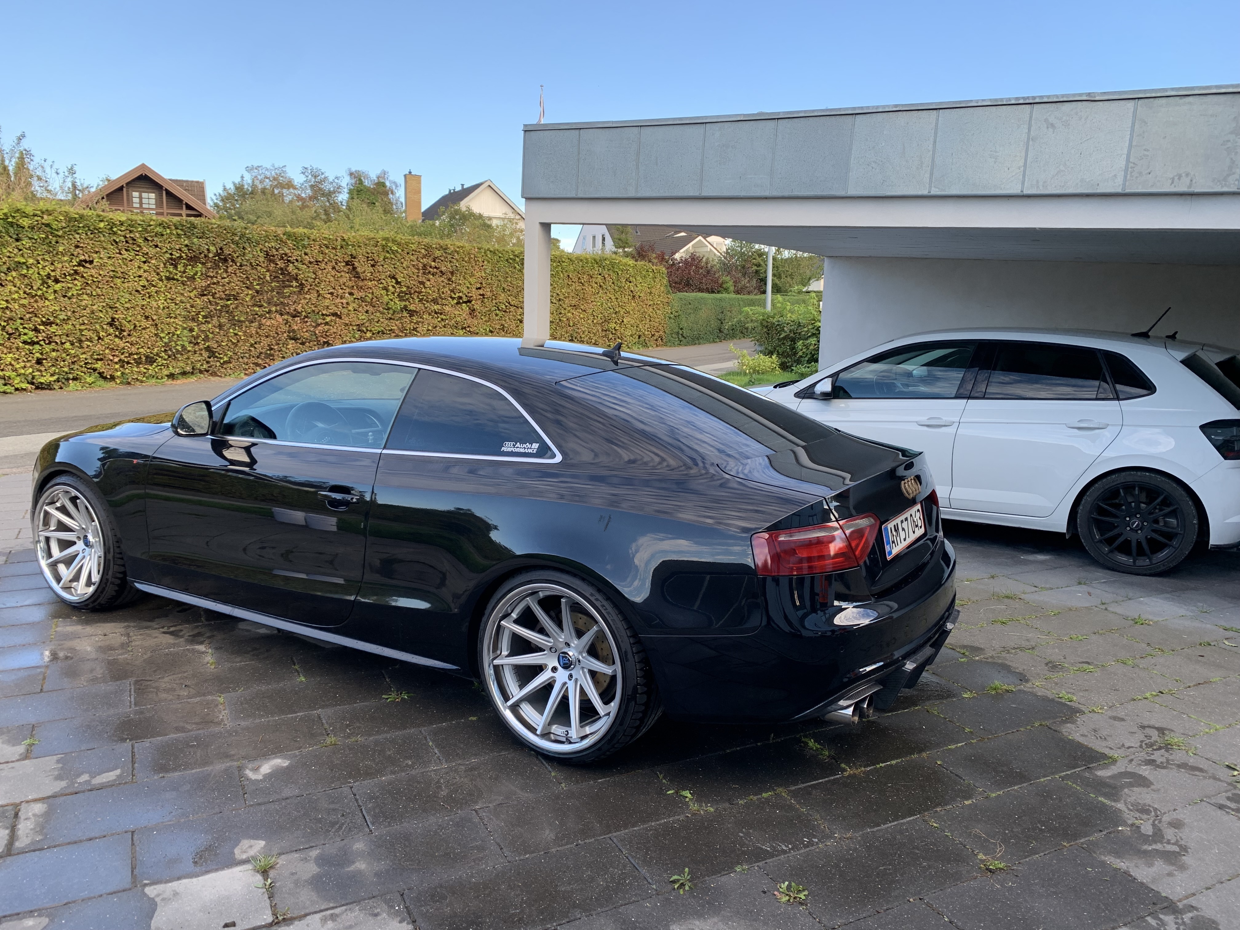 Sort Audi A5 fra 2009