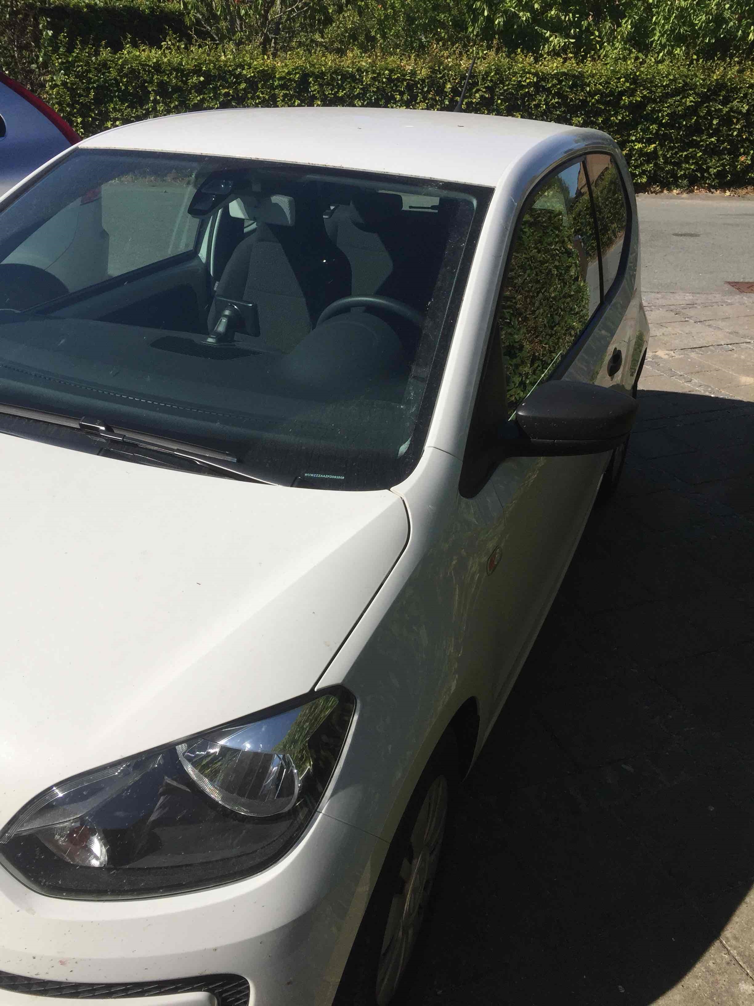 Hvid VW UP! fra 2015