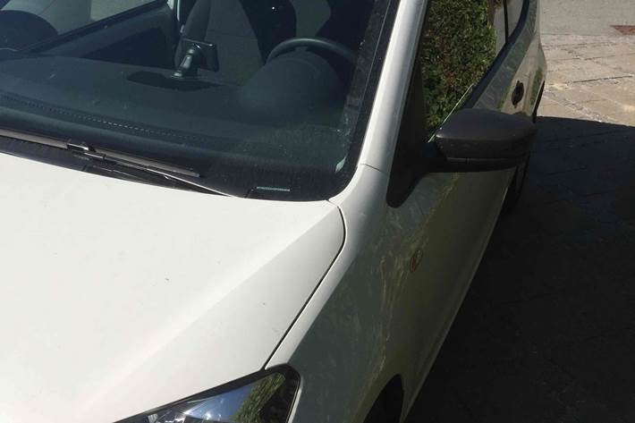 Hvid VW UP! fra 2015