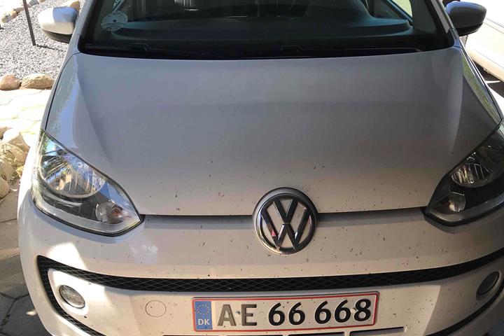 Hvid VW UP! fra 2013