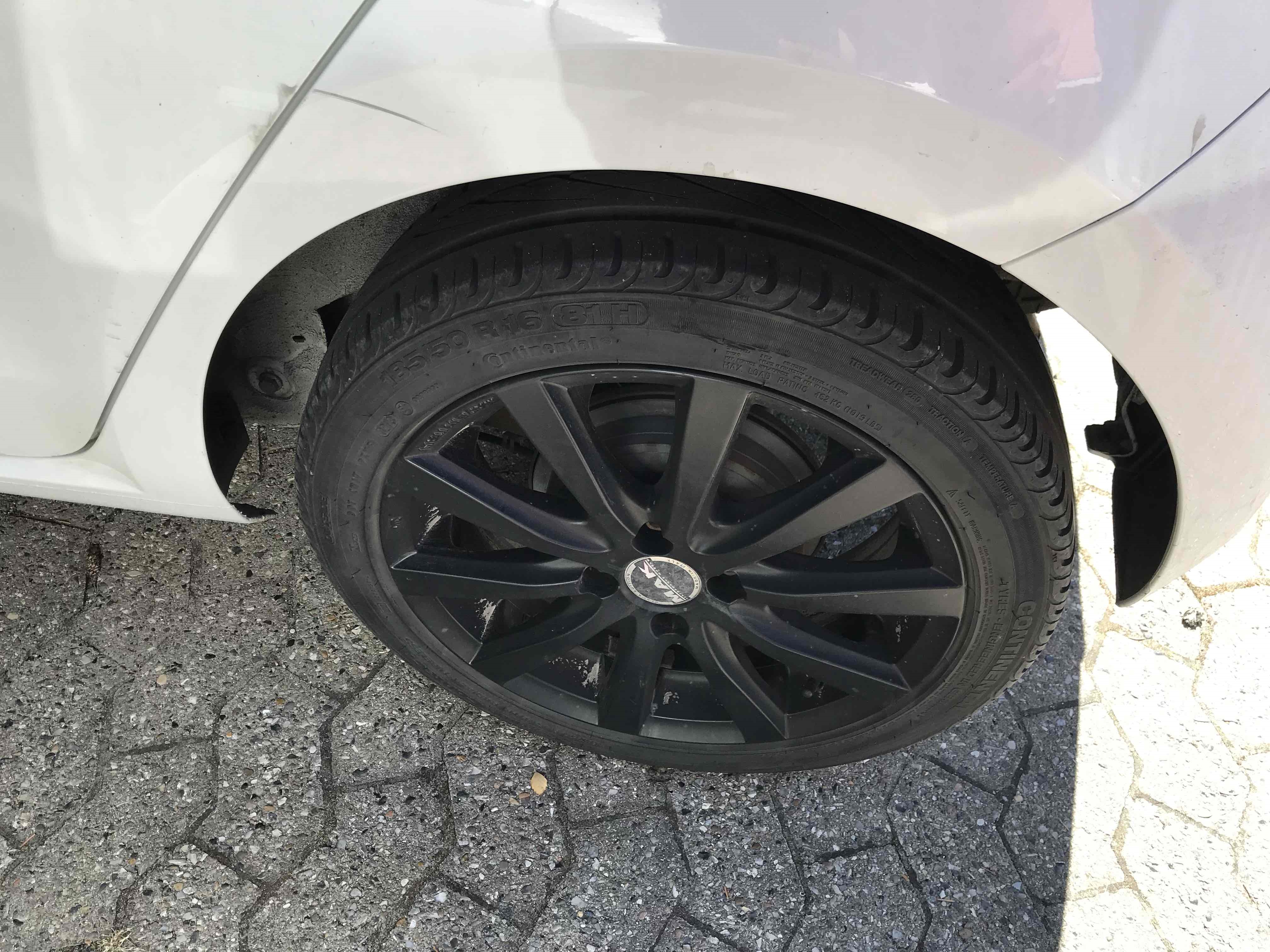 Hvid VW UP! fra 2013