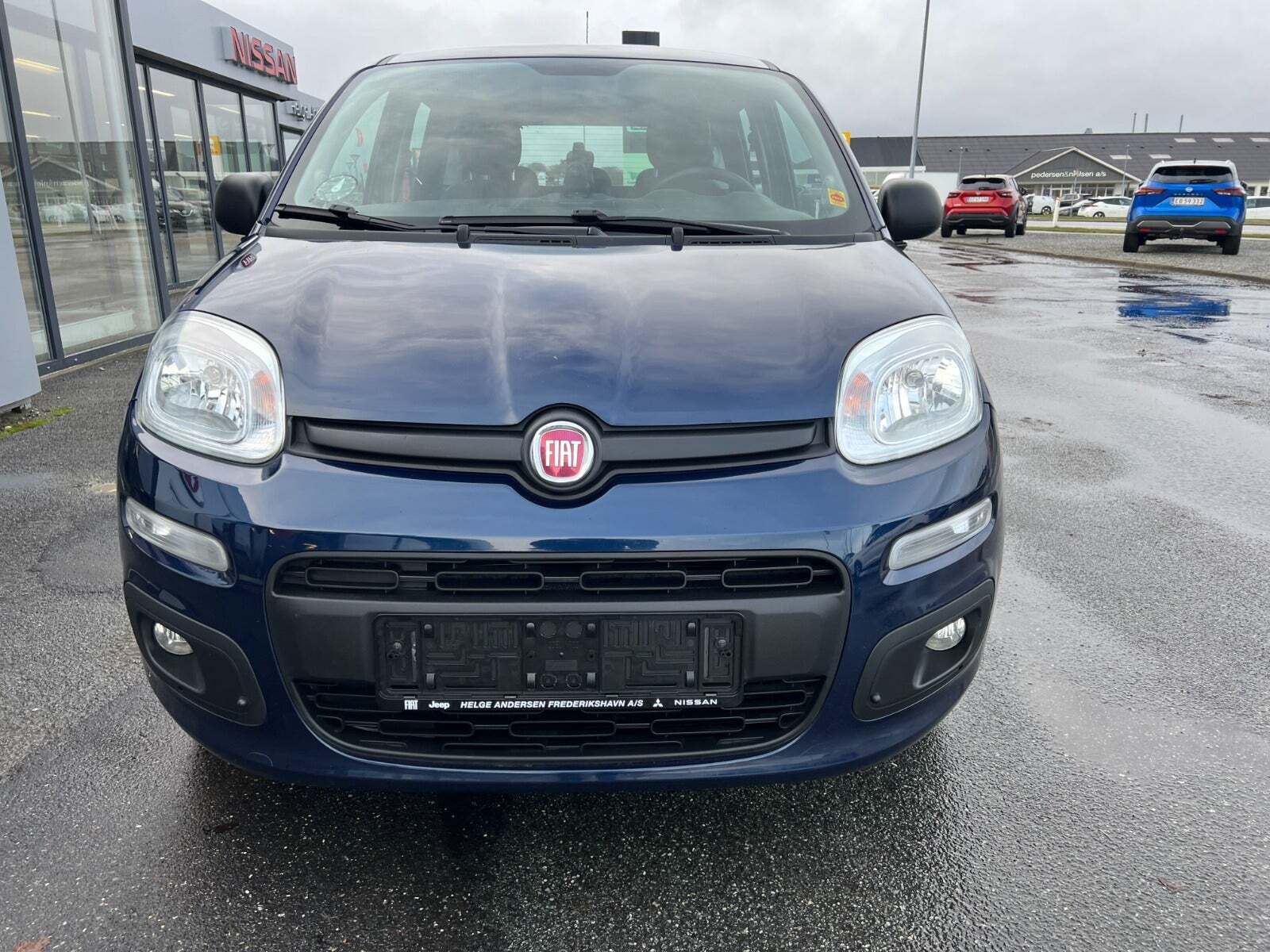 Blå Fiat Panda fra 2017