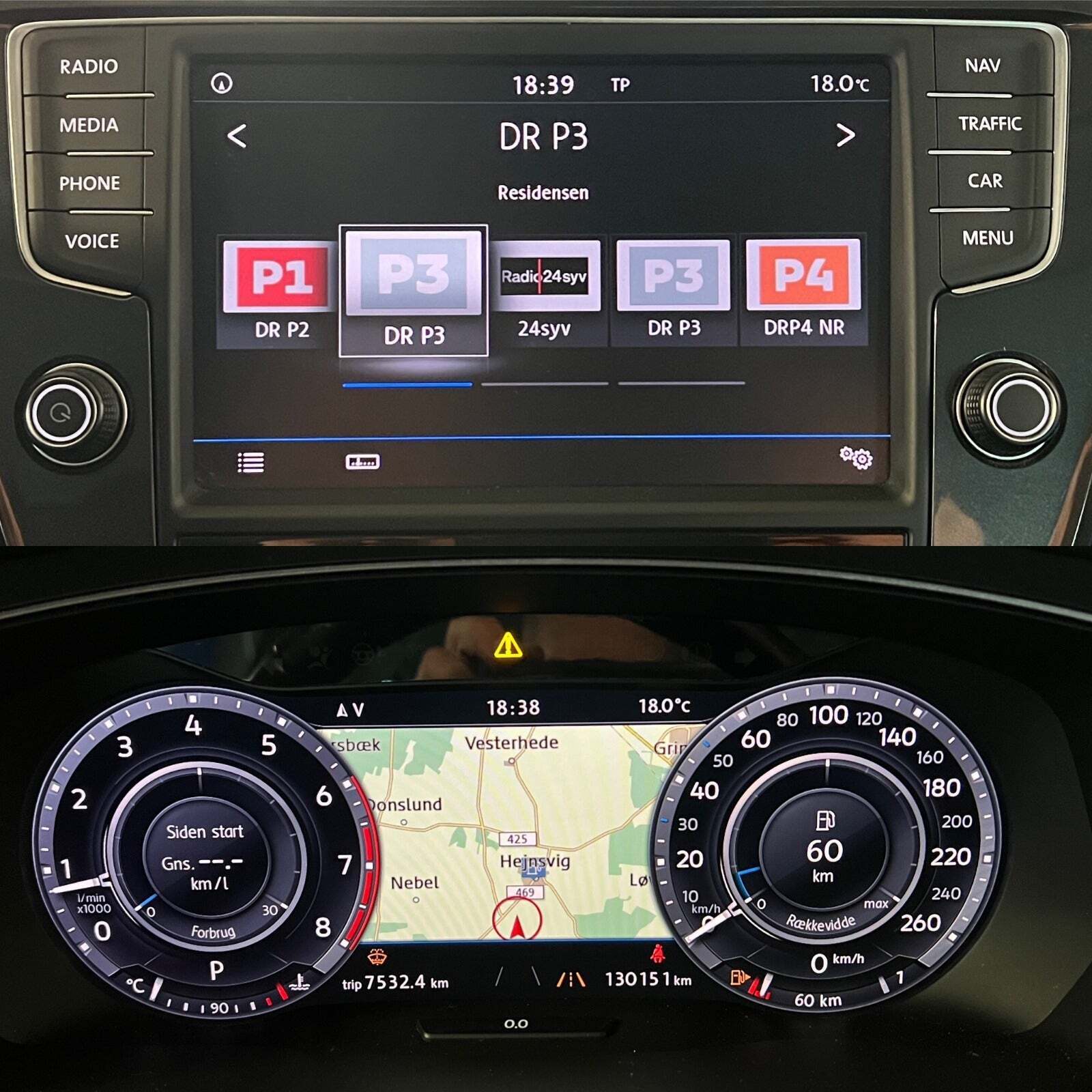 Grå VW Tiguan fra 2017