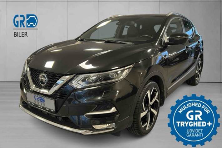 Sort Nissan Qashqai fra 2019 set udefra