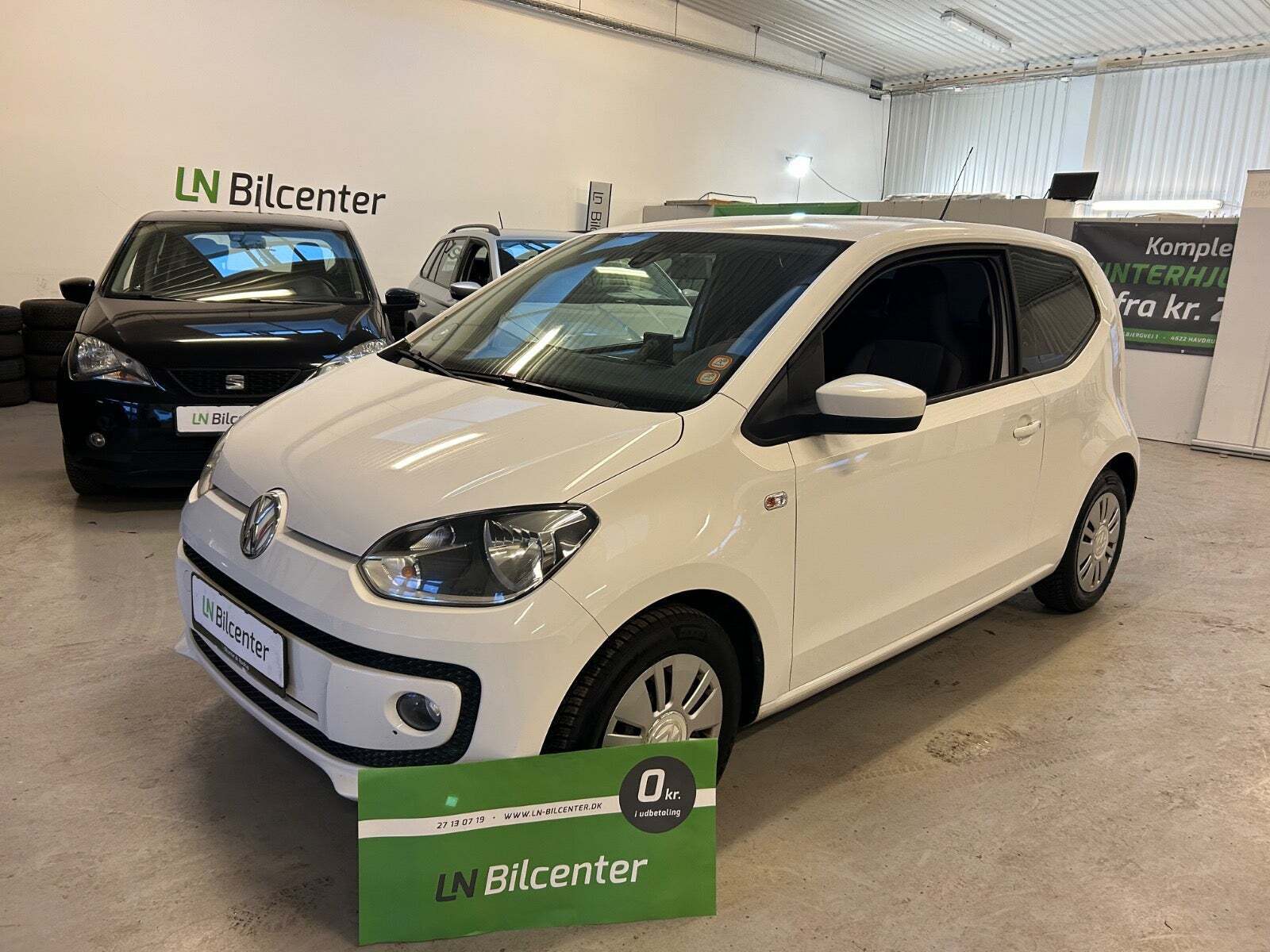 Hvid VW UP! fra 2013
