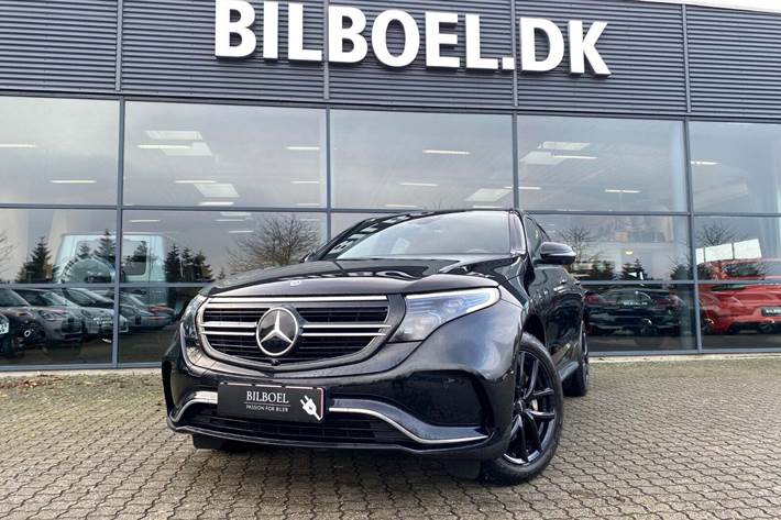 Sort Mercedes EQC400 fra 2021
