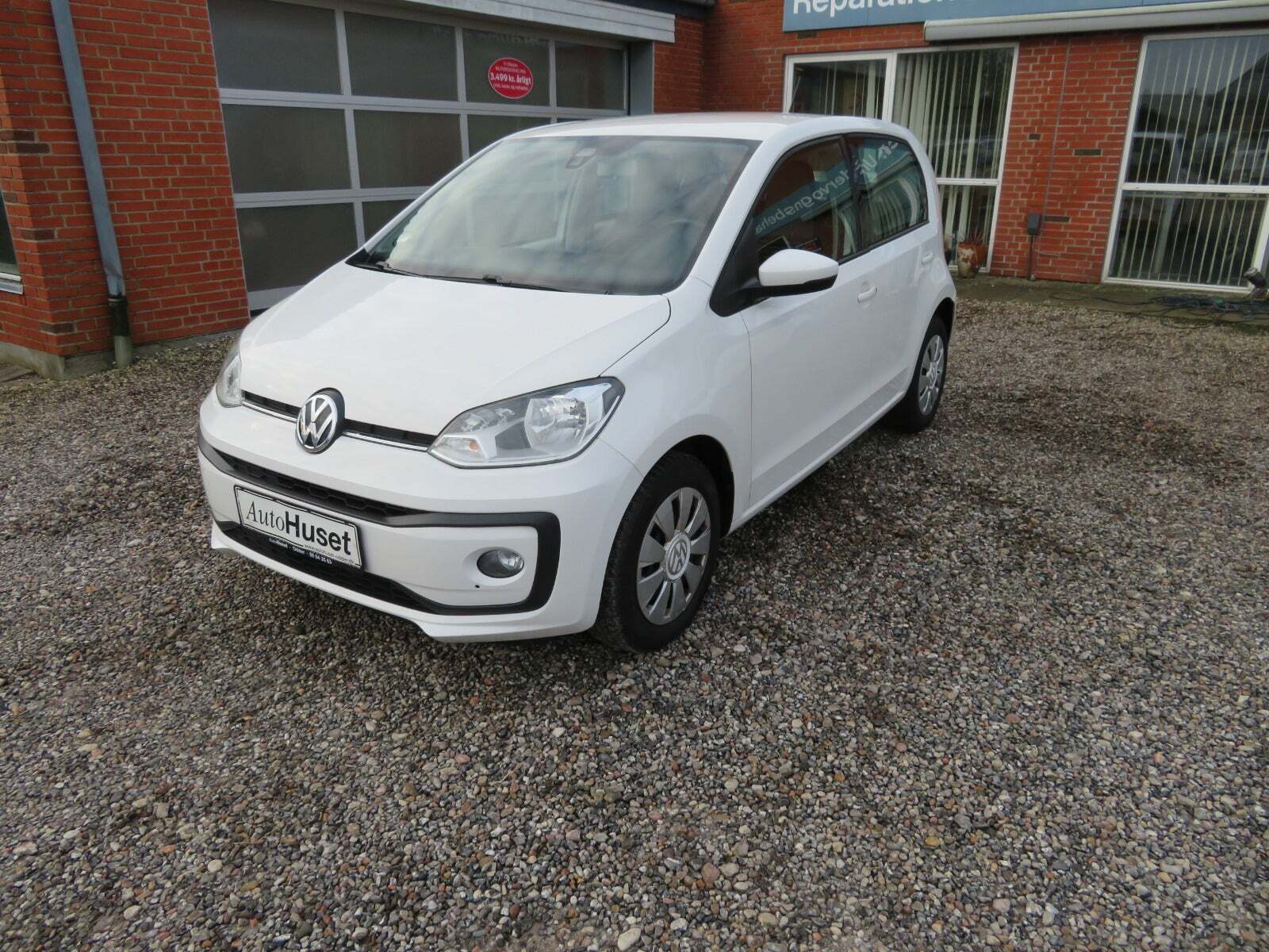 Hvid VW UP! fra 2017