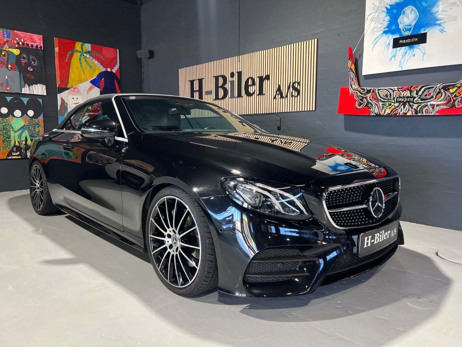Sort Mercedes E450 fra 2019
