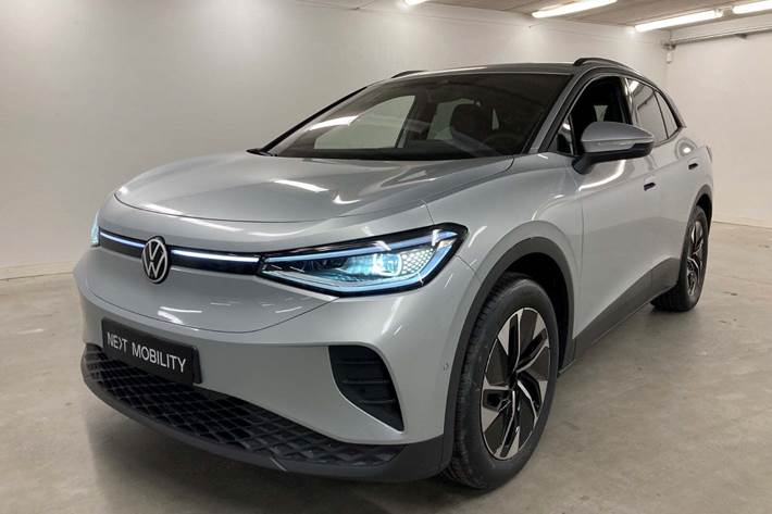 Sølv VW ID.4 fra 2025 set udefra