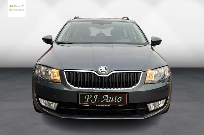 Grå Skoda Octavia fra 2016