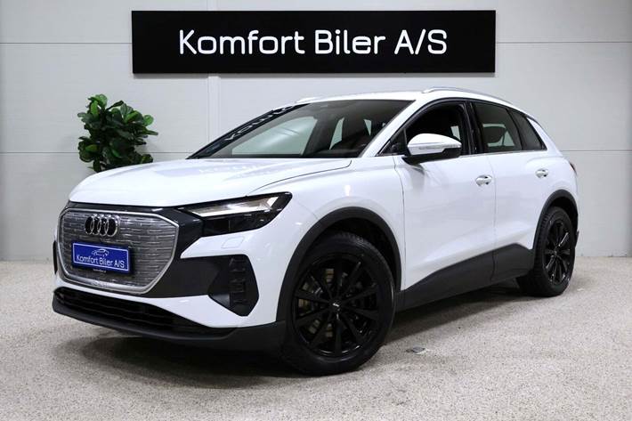 Hvid Audi Q4 e-tron fra 2022