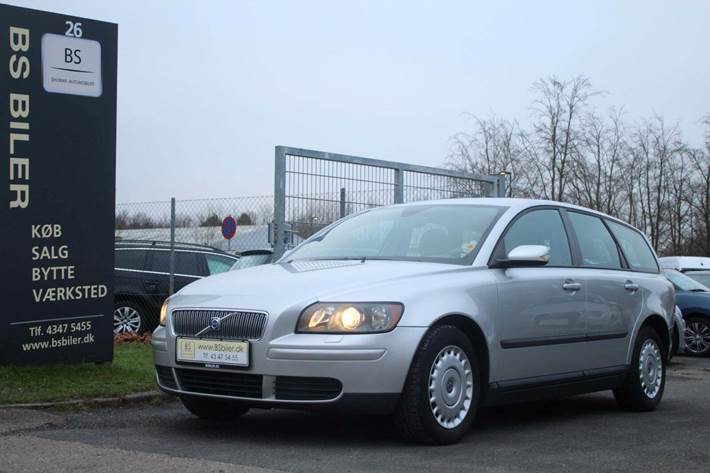 Sølv Volvo V50 fra 2006