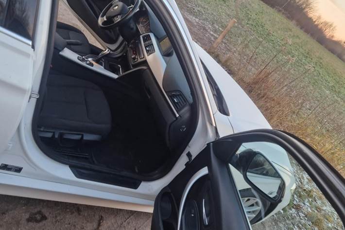 Hvid BMW 3-Serie fra 2012