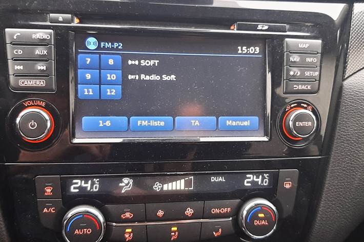 Sort Nissan X-Trail fra 2017