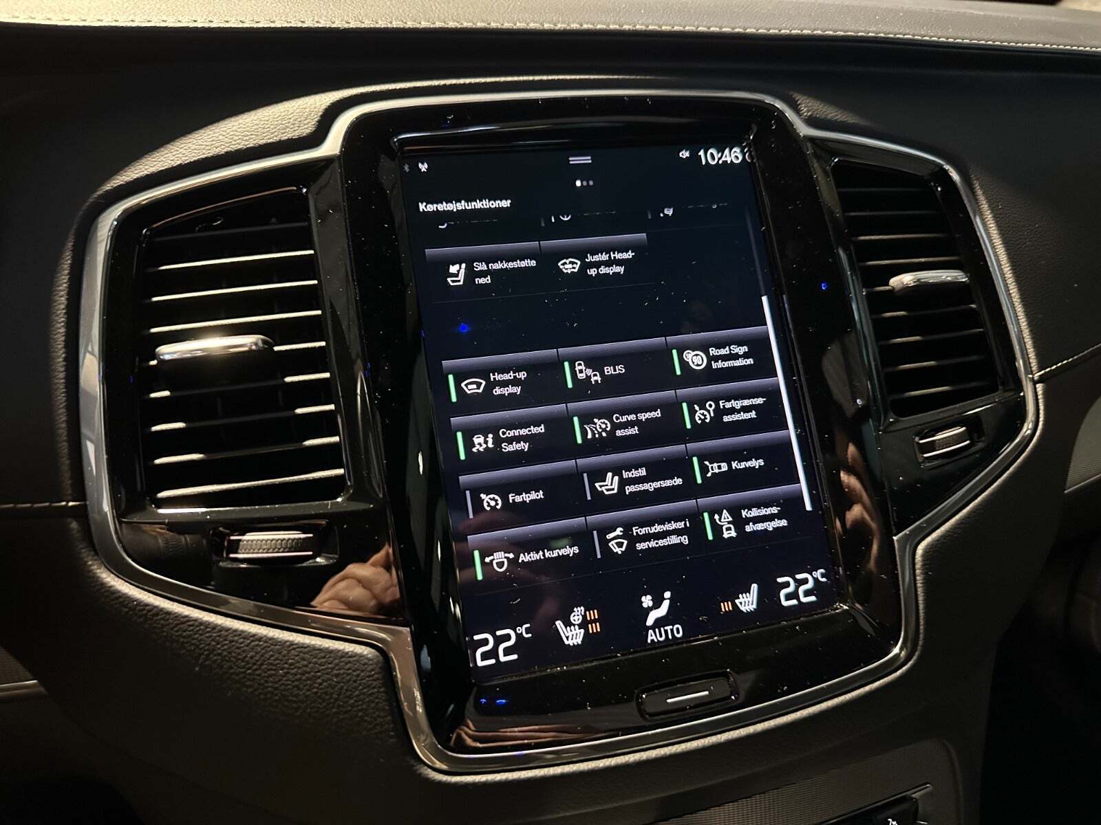 Sort Volvo XC90 fra 2019