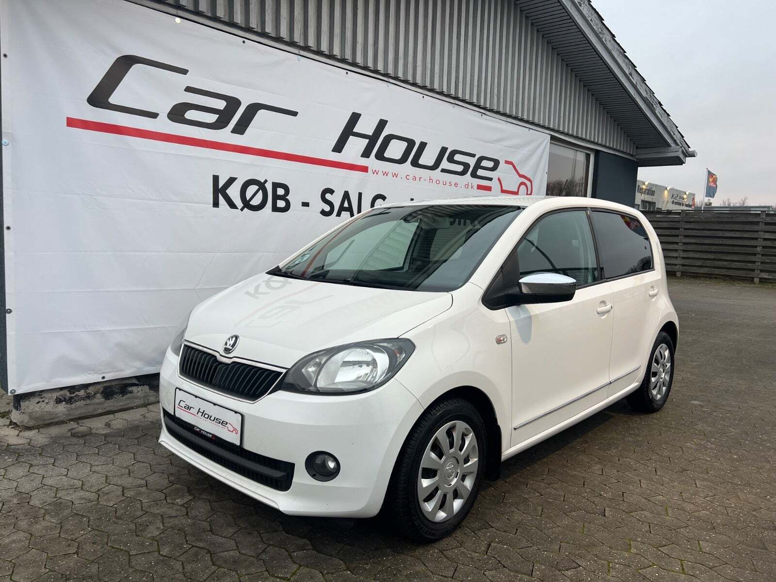 Hvid Skoda Citigo fra 2016