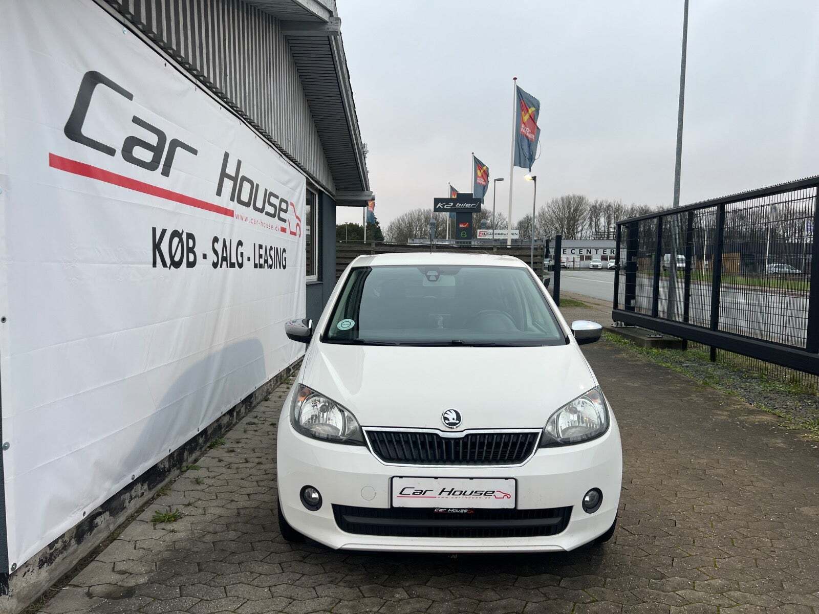 Hvid Skoda Citigo fra 2016
