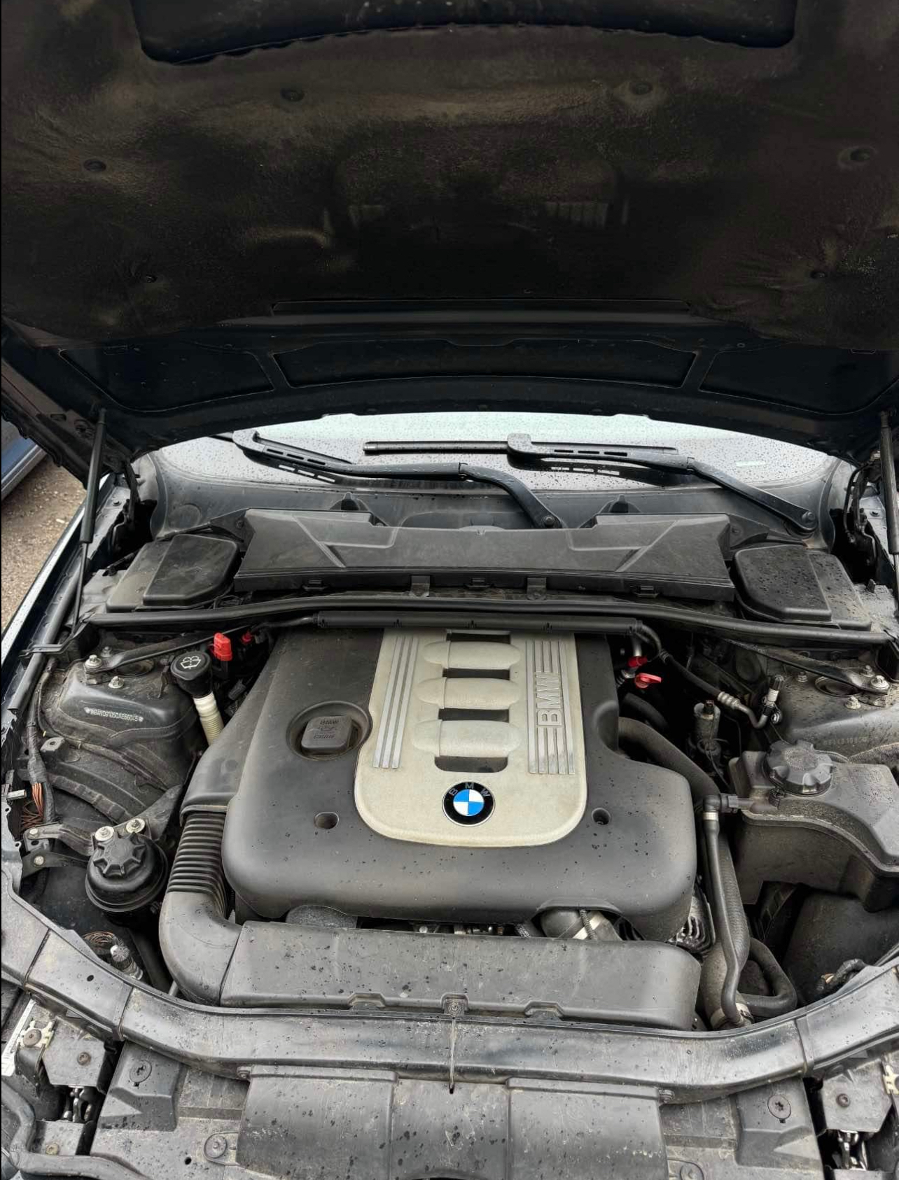 Sort BMW 330 fra 2006